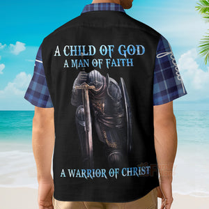 A Child Of God A Man Of Faith Aloha Hawaiian Shirts - PN303012Lb