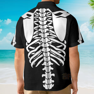 Halloween Skeleton Costume Shirt Hawaiian Shirt