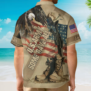 U.S.Army All Gave Some Hawaiian Shirt