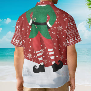 Funny Elf Unique Christmas Elf Costume Design Hawaiian Shirt