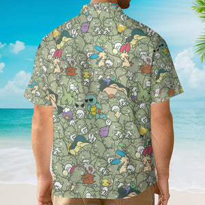 Epic Pokemon Pattern Hawaiian Shirt