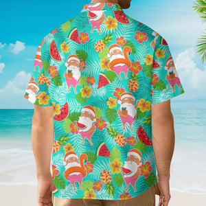 FamilyStore Tropical Santa Claus Christmas 4 - Hawaiian Shirt