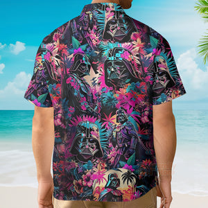 Starwars Darth Vader Synthwave Cool - Hawaiian Shirt
