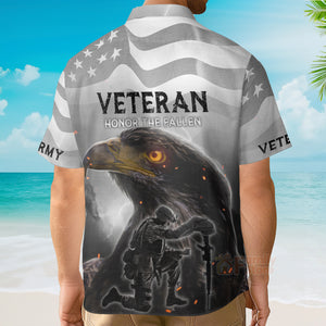 FamilyStore U.S Army Veteran, Honor The Fallen Hawaiian Shirt