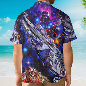 Starwars Darth Vader Millennium Falcon - Hawaiian Shirt