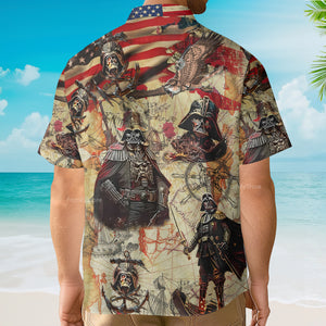 FamilyStore Independence Day Starwars The Anchor Drops - Hawaiian Shirt