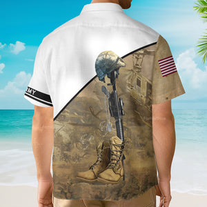 US Army Honor The Fallen Hawaiian Shirt