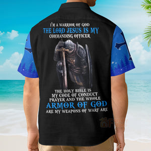 I'm A Warrior Of God  Short Sleeve Hawaiian Shirt