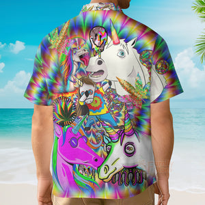 Hippie Unicorn Dream For Wonderland Hawaiian Shirt