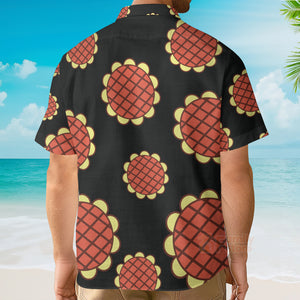 Luffy Dressrosa Sunflower Hawaiian Shirt KLZ106360Lb