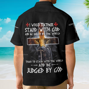 My God-Jesus Lion Cross Aloha Hawaiian Shirts For Men And For Women