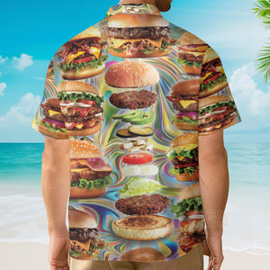 Food Lover My Love Is For Hamburger Hawaiian Shirt