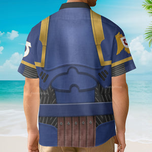 Warhammer Ultramarines Captain - Costume Cosplay Hawaiian Shirt WHHS146