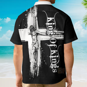 Jesus Christ King Of Kings Christian Cross Bible Hawaiian Shirt