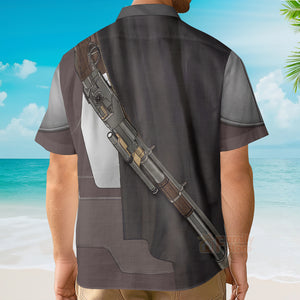 Star Wars Beskar Cosplay Hawaiian Shirt