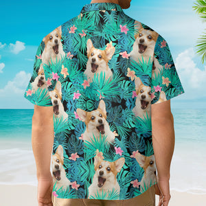 FamilyStore Custom Photo Cow Tropical Custom Hawaiian Shirt PN302185Lb