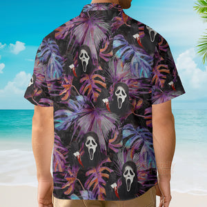 Halloween Ghostface Movies Tropical Style - Hawaiian Shirt