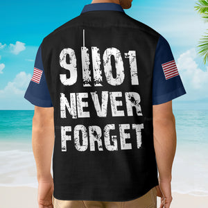 FamilyStore United We Stand 911 Never Forget Eagle Hawaiian Shirt