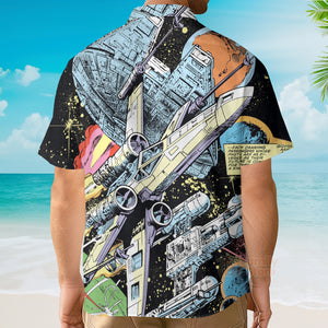 Starwars Han Solo Spaceship - Hawaiian Shirt For Men, Women, Kids