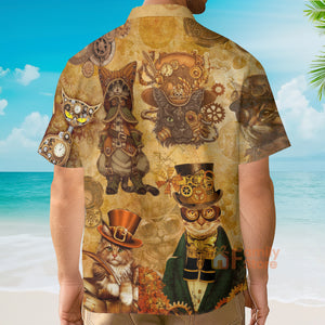 FamilyStore Cat Luxury Style - Hawaiian Shirt