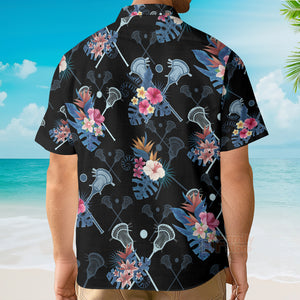 Lacrosse Tropical Hawaiian Shirt