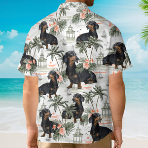 Dachshund Summer Beach Surfing Custom Hawaiian Shirt PN302177Lb