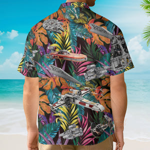 Starwars Lego Ship Tropical - Hawaiian Shirt