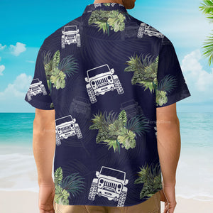 Jeep Lover Tropical Leaf - Hawaiian Shirt For Men And Women