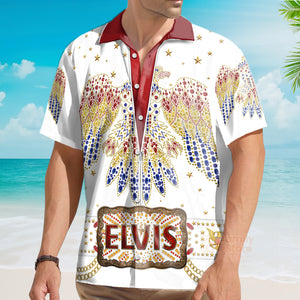 Elvis Aloha Costume from Hawaii New -  Costume Cosplay Hawaiian Shirt ELHS04