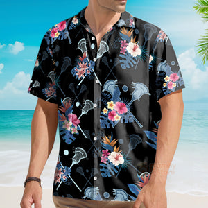 Lacrosse Tropical Hawaiian Shirt