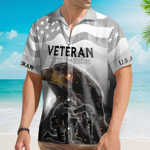 FamilyStore U.S Army Veteran, Honor The Fallen Hawaiian Shirt