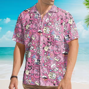 Fairy Pokemon Pattern Hawaiian Shirt