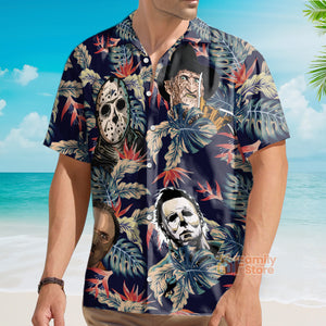 FamilyStore Halloween Horror Character Summer - Hawaiian Shirt