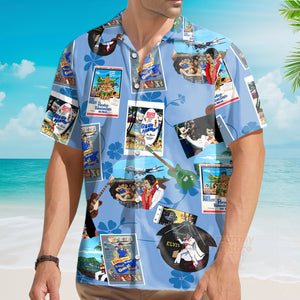 FamilyStore Elvis Is Playing Music And Guitar - Hawaiian Shirt