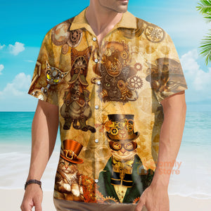 FamilyStore Cat Luxury Style - Hawaiian Shirt