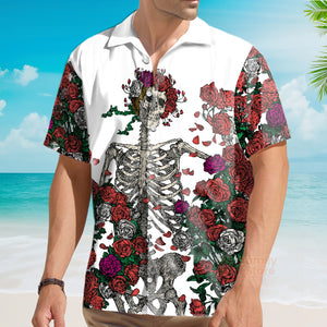 Grateful Dead Skull Hawaiian Shirt
