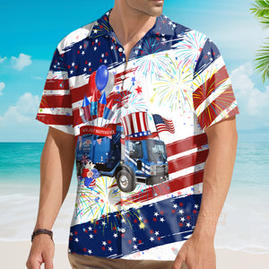 Republic Services, 4Th Of July Hawaiian Shirt