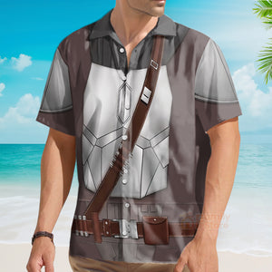 Star Wars Beskar Cosplay Hawaiian Shirt