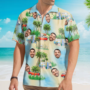 Personalized Island Vacation Personalized Aloha Beach Hawaiian Shirts