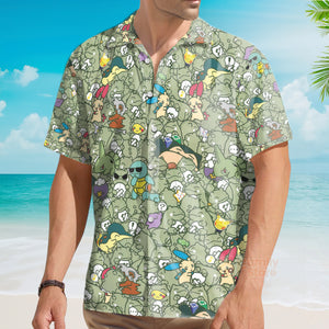 Epic Pokemon Pattern Hawaiian Shirt