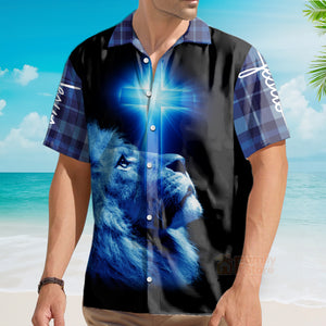 A Child Of God A Man Of Faith Aloha Hawaiian Shirts - PN303012Lb