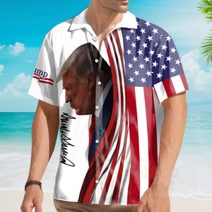 FamilyStore Make America Great Again Trump Signature Hawaii Shirt