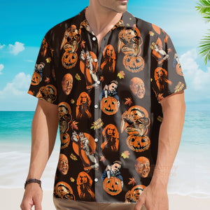 Halloween Character Film Halloween Tropical Style - Hawaiian Shirt