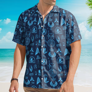 Trekkie Star Trek Pattern Hawaiian Shirt