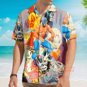 FamilyStore Lucha Libre - Hawaiian Shirt