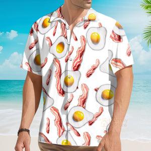 Food Bacon Egg Food Collection - Hawaiian Shirt