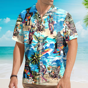 Special Starwars Surfing - Hawaiian Shirt For Men, Women, Kids