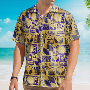 FamilyStore Music DJ Vintage - Hawaiian Shirt