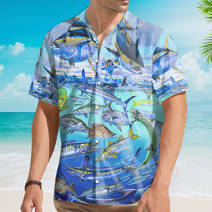 The Rodfather Tuna Fish - Hawaiian Shirt