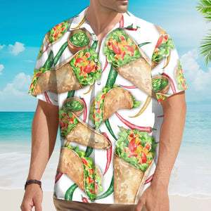 FamilyStore Food Burritos Make Me Happy Delicious Meal - Hawaiian Shirt